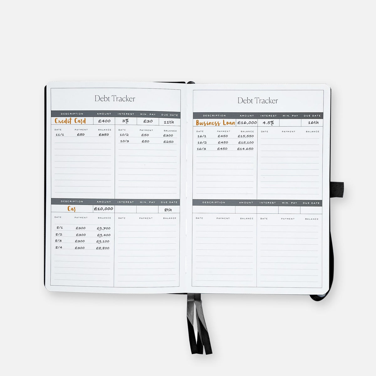 Finance Planner - Undated