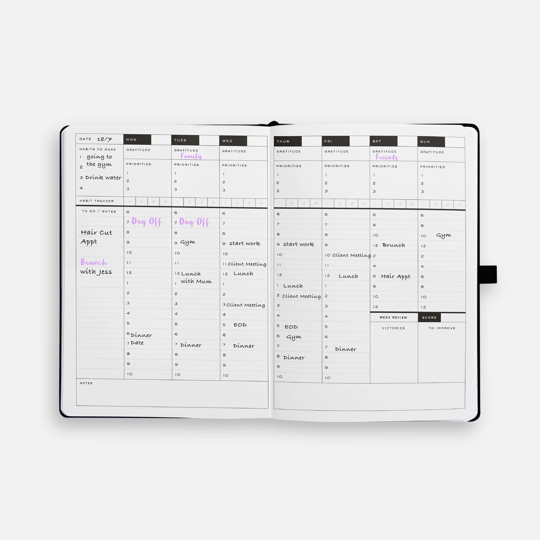 Weekly Planner Pro - Undated